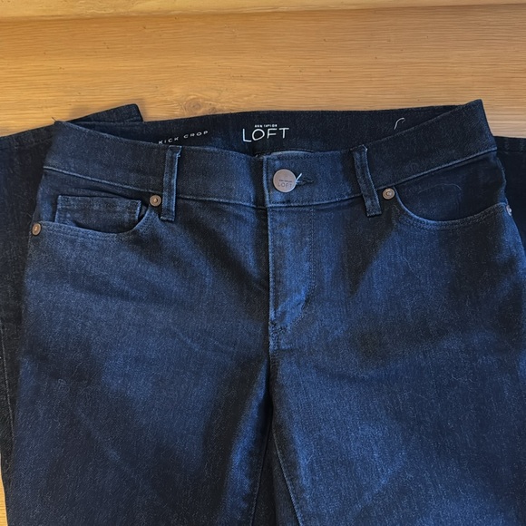 NWOT LOFT Kick Crop Jeans - Picture 2 of 4